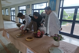 به مناسبت روز دانشجو؛ برپایی ایستگاه پذیرایی در دانشکده پیراپزشکی شرق گیلان  لنگرود